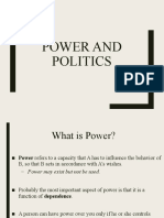 Power and Politics