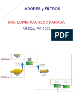 Espesamiento y filtración en procesos de separación sólido-líquido