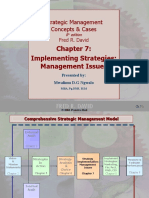 Implementing Strategies-Management Issues