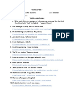 Worksheet: Nombre: Ana Isabel Joachin Gutiérrez Date: 04/02/20 Grammar Worksheet