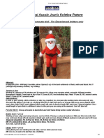 Free Santa Doll Knitting Pattern