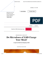 Do Microdoses of LSD Change Your Mind? - Scientific American