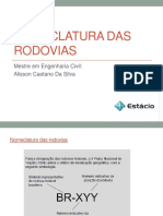 08.18 - Nomeclatura Das Rodovias PDF