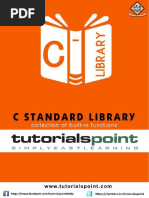 C Standard Library Tutorial PDF