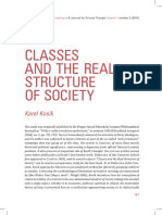 Kosik - CLASSES AND THE REAL STRUCTURE OF SOCIETY