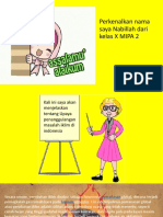 Nabillah X MIPA 2 Animasi ppt