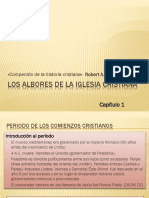 Los Albores de La Iglesia Cristiana Cap 1 PDF