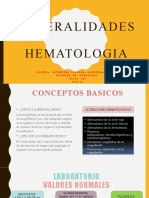 Generalidades - Hematologia