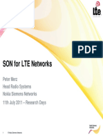 Merz SON For LTE Networks PDF