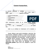 Cerere Transcriere PDF