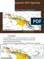 Southeast New Guinea: Papuan Ultramafic Belt Ophiolite