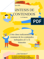 2º BÁSICO Sintesis de Contenido Matemáticas