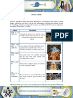 Learning Activity 1 Evidence: Take A Break