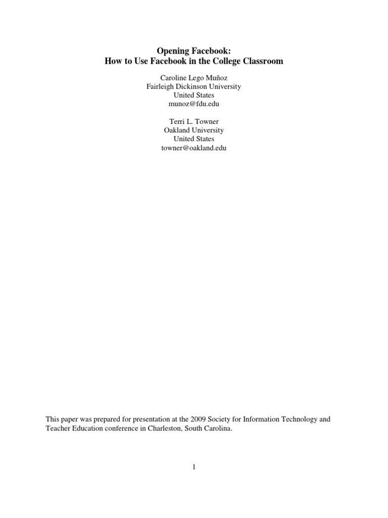 Facebook | PDF | Career & Growth | Social Science