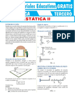 Problemas de Momento de Una Fuerza para Tercer Grado de Secundaria