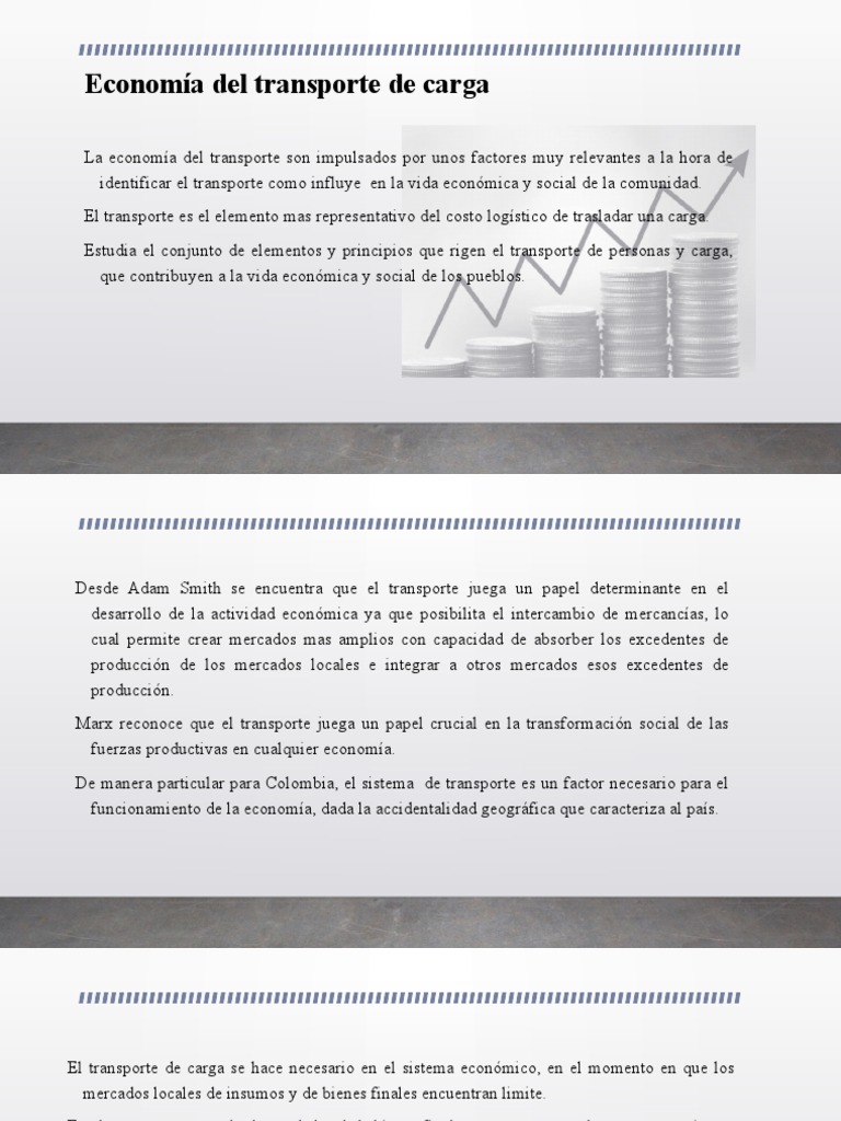 Economía del Transporte de Carga | PDF | Transporte | Costo