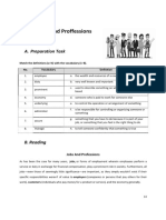 Unit 4-Jobs and Proffessions: A. Preparation Task