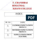 Index: Smt. Chandibai Himatmal Mansukhani College