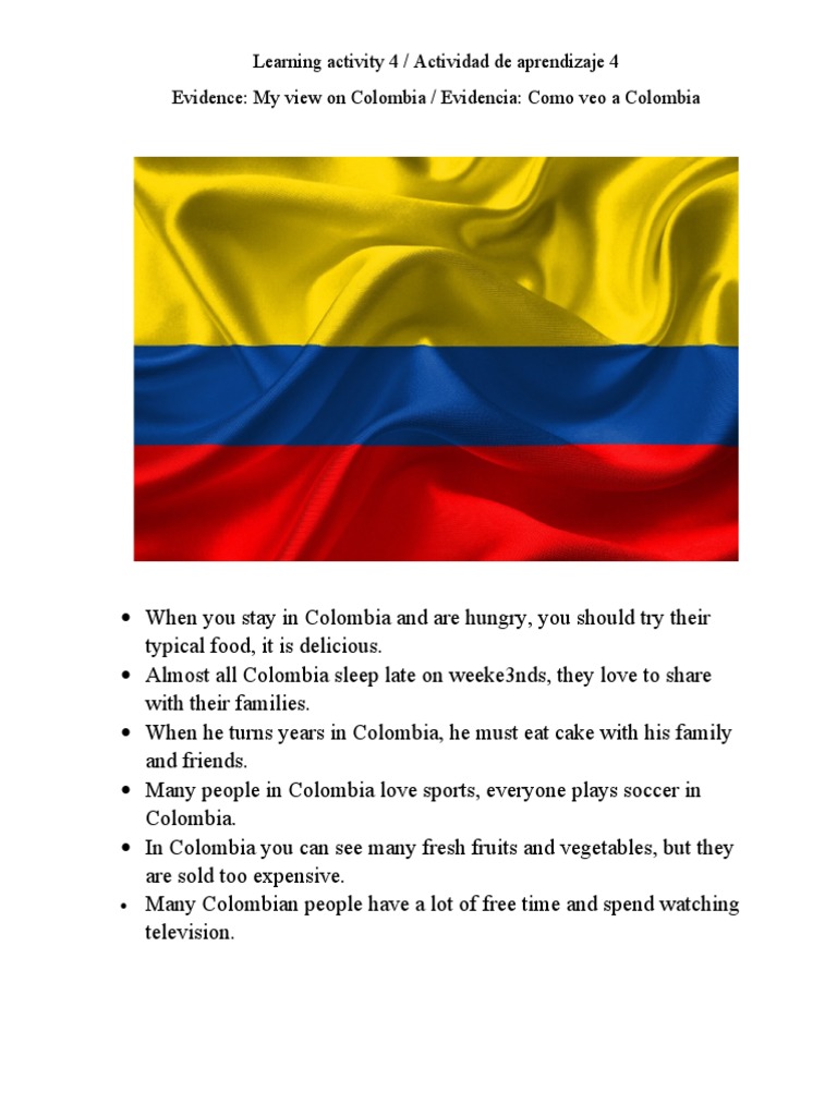 Learning Activity 4 / Actividad de Aprendizaje 4 Evidence: My View On ...