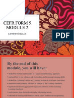 Cefr Form 5 Module 2 .1
