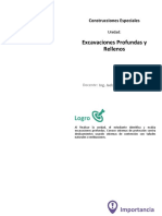 U4 - Excavaciones Profundas y Rellenos PDF