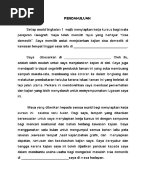Pendahuluan Sisa Domestik  PDF
