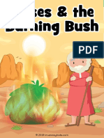 15 - Moses and The Burning Bush - Preschool Bible Lesson