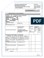 Guia de Aprendizaje III El Cliente, Fuente Principal de La Actividad Financiera