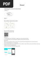 Manual: YWK-P9 Strap Dis-Assembly and Wearing Schematic