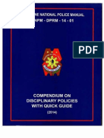 DPRM Compendium On Disciplinary Policies