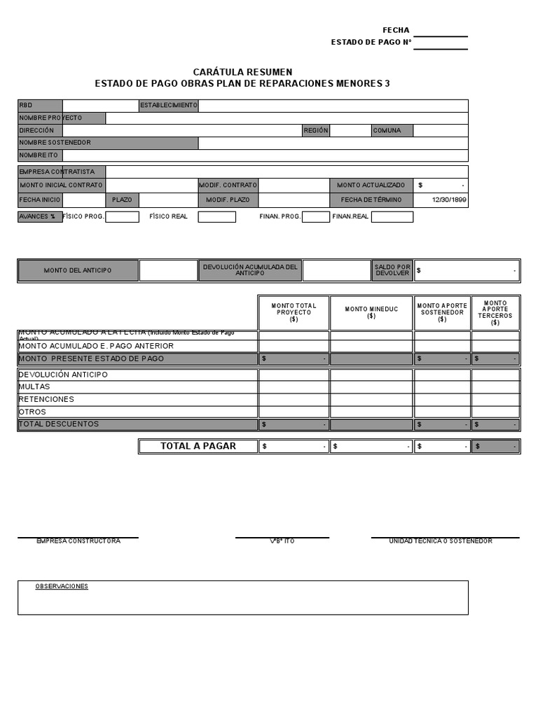 Estados - de - Pago PRM3 | PDF | Business