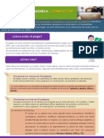 Infografía - Como Evitar El Plagio