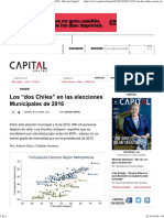 Los "Dos Chiles" en Las Elecciones Municipales de 2016 - Revista Capital