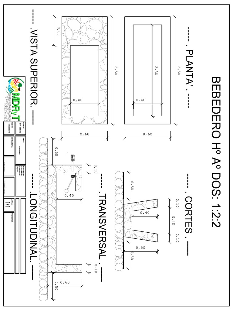 Plano Abrevadero | PDF
