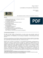 Roger Gilbert Las Ideas Actuales en Pedagogía: Este Material Se Utiliza Con Fines Exclusivamente Didácticos