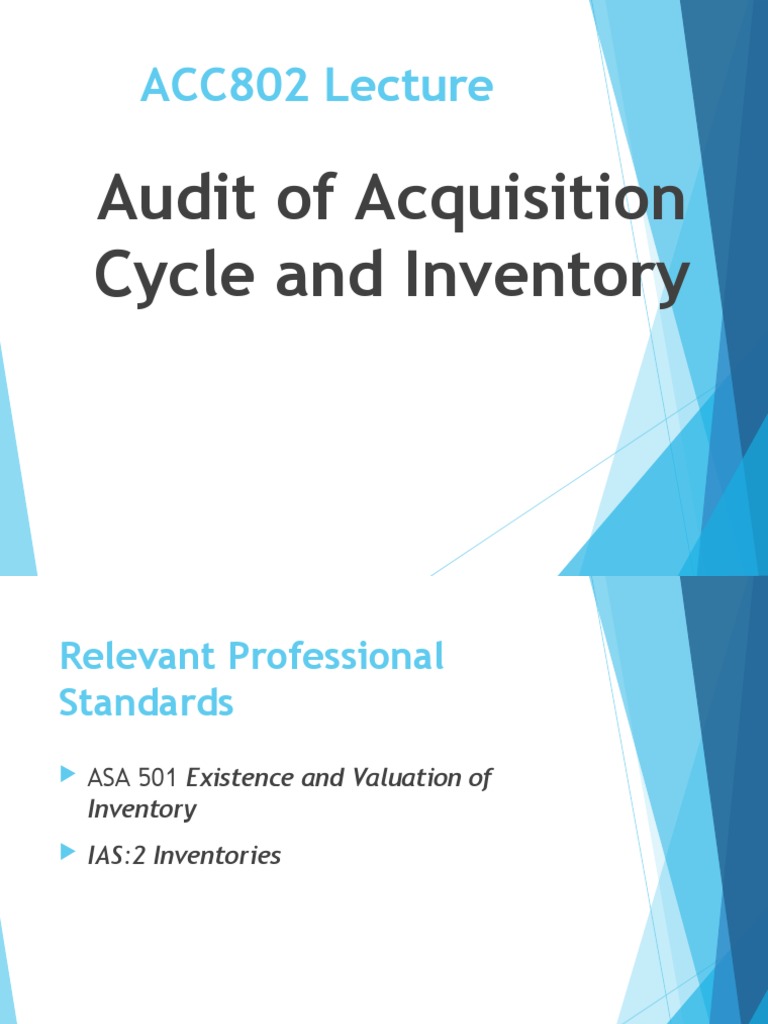 Week 10lecture Inventory | PDF | Accounts Payable | Inventory