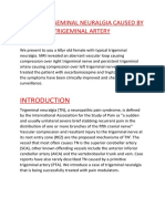 Case of Trigeminal Neuralgia Caused by Persistent Trigeminal Artery