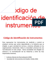 Código de Identificación de Instrumentos