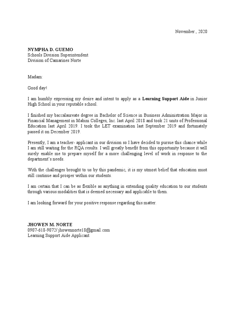 Letter Of Intent Lsa Pdf