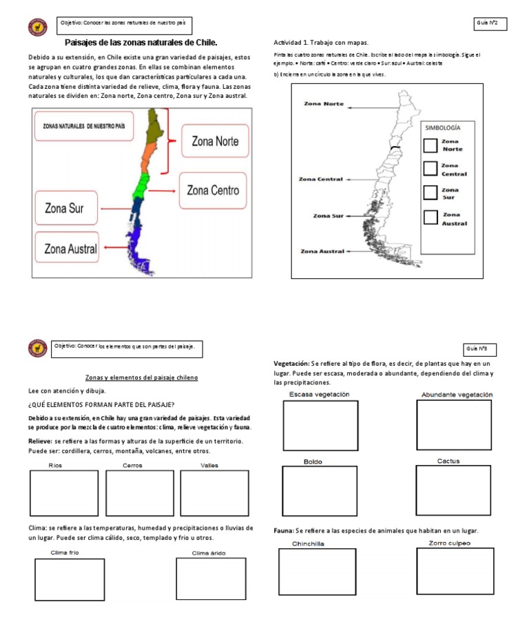 Zonas Naturales y Climas de Chile | PDF