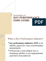 Key Performance Indicators: Development of