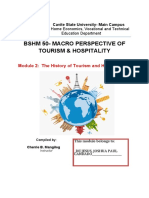 History of Tourism and Hospitality Industry