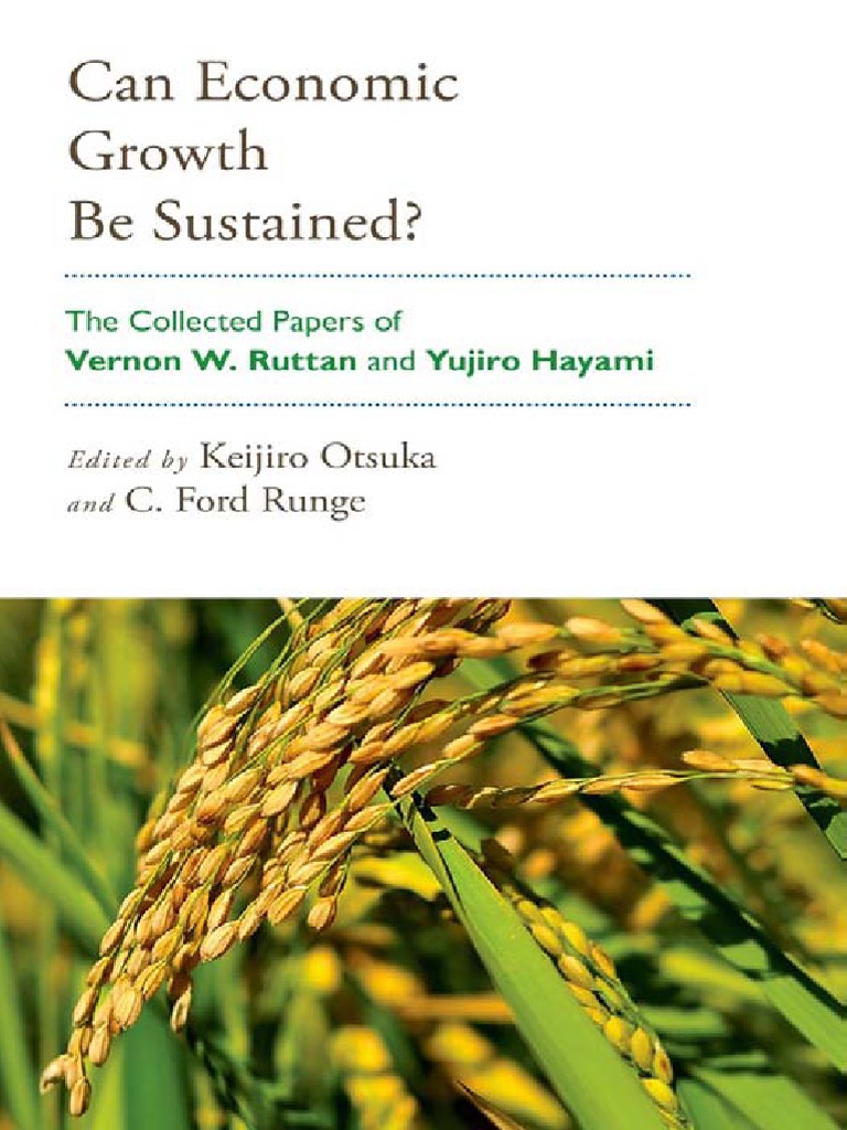 (Vernon W. Ruttan and Yujiro Hayami. Edited by Kei PDF | PDF | Green ...