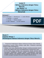 Materi Pendidikan Bahasa Indonesia