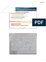 Gravity Dam:Earthquake Forces: Effect of Acceleration Due To Earthquake