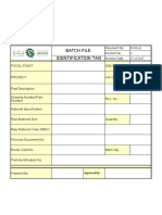 Batch Processing Document PP-FR-01