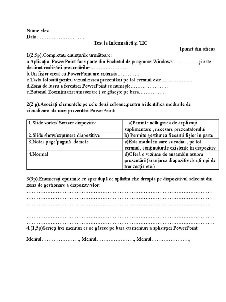 Test Powerpoint Cls VI | PDF