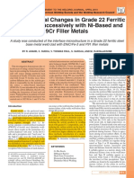 Microstructural Changes in Grade 22 Ferritic