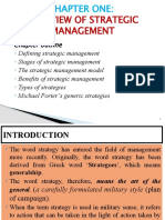 Overview of Strategic Management: Chapter Outline