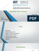 Dynamic Bus Charger: Presentation For Btech Project (Review 1)